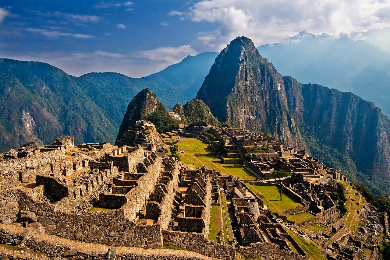 Machu Picchu im goldenen Licht der Anden